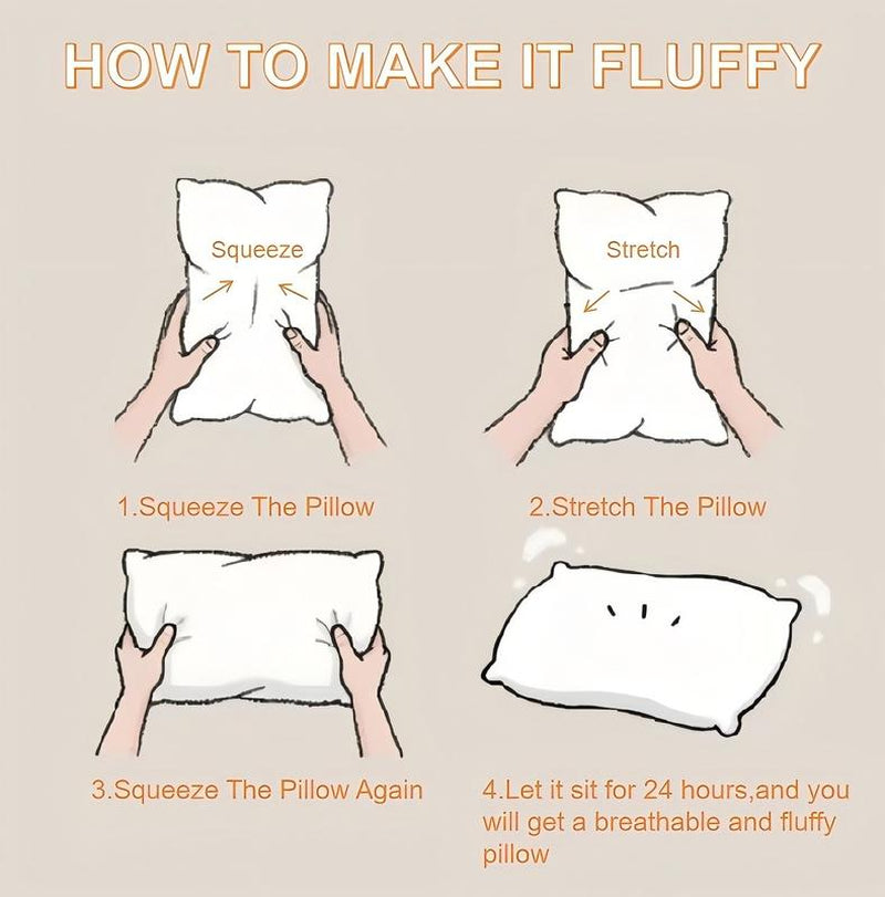 UFIST 2-Piece Cervical Massage Pillow Set - Ergonomic Neck Support Highly Elastic, Machine-Washable, Removable Knit Fabric Sleep Aid Wonder Proper Height for Cervical Spine Alignment